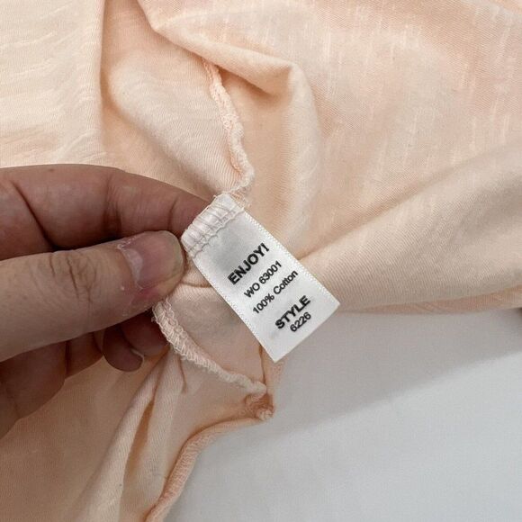 Michael Stars Draped Open Front Waterfall Cardigan Long Sleeve OS One Size Pink - Picture 3 of 3